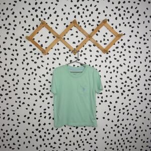 U.S. Polo Assn. Green Boys Short Sleeve Pocket T-Shirt